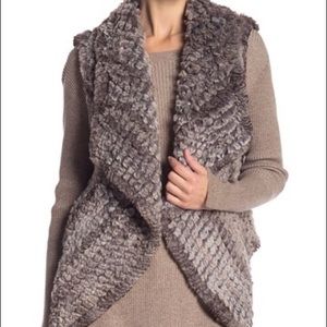 Bagatelle Faux Fur Draped Vest